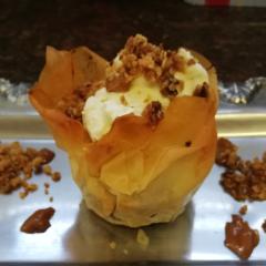 Apple Phyllo cup - a classic redone