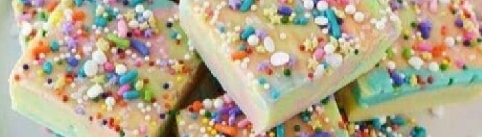 No Bake Unicorn Fudge