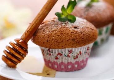 Banana-Honey-Muffins